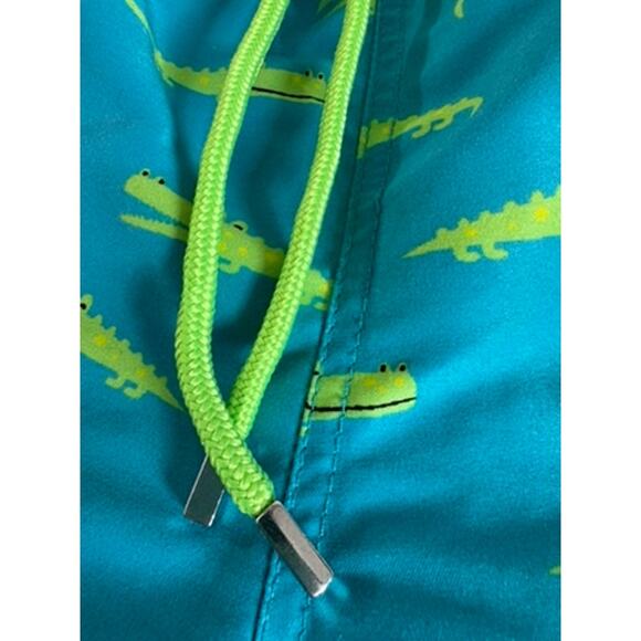 "CAPELLE" Mens Swim Trunks SZ XL Drawstring Crocodiles Beach PLZ READ!! Vacation - Picture 4 of 12
